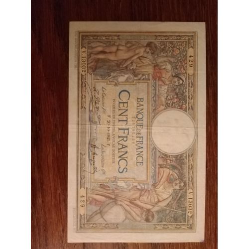 Billet De 100 Francs Luc Olivier Merson
