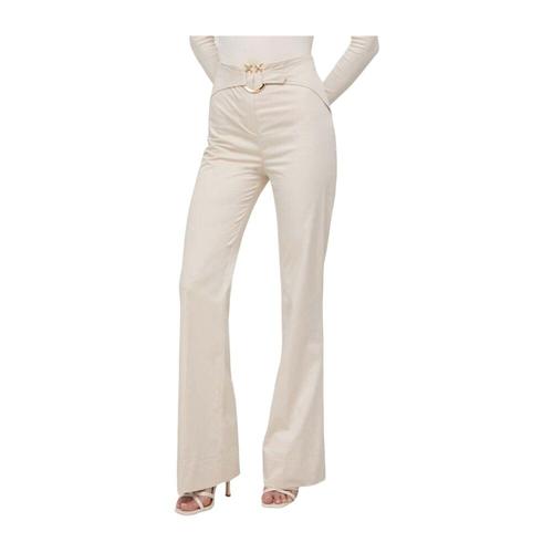 Pinko - Trousers > Wide Trousers - White