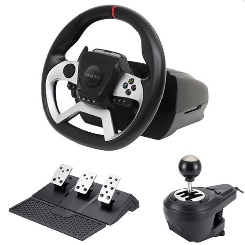 Maxx Tech Pro Ff Racing Wheel Kit (wheel, 3-pedal Set & Shifter) - Ps