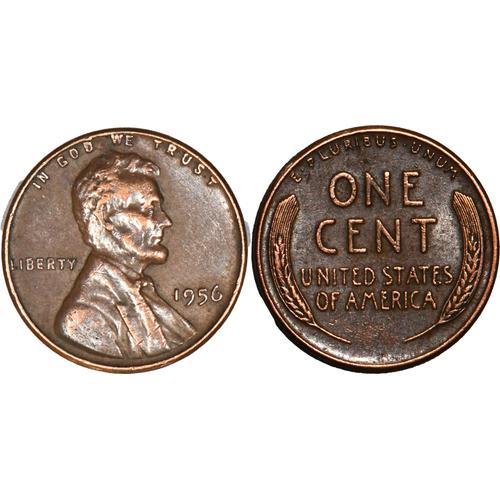 Usa - 1951 & 1956 - One Cent - 19-237