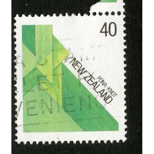 Timbre Oblitéré New Zealand, Pona-Knot, 40
