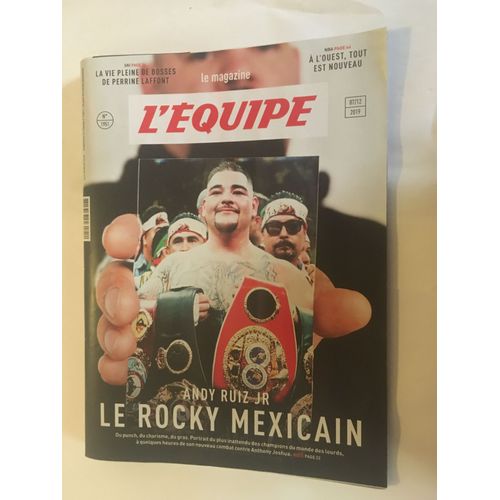 L'équipe Le Magazine 1951 "Andy Ruiz Jr Le Rocky Mexicain"