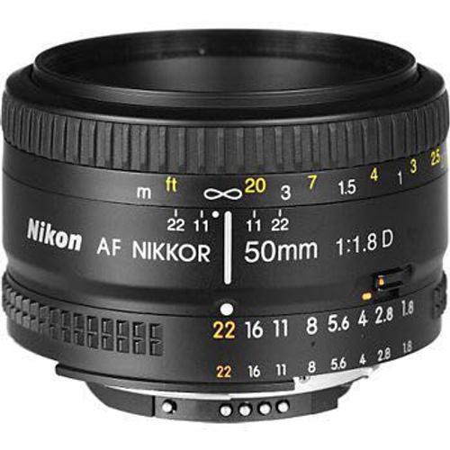Objectif Nikon Af Nikkor 50mm 1:1.8D