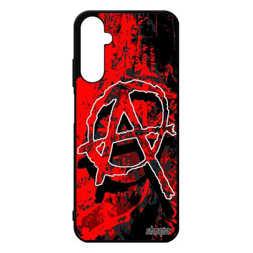 Coque Pour Galaxy A05s Silicone Anarchie Graphique Artiste Revolution Ni Dieu Ni Maitre Symbole Cadeau D'anniversaire Tattoo Samsung