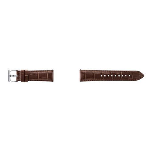 Samsung Et-Ysa76 - Bracelet De Montre Pour Montre Intelligente - Grain Alligator Brun - Pour Samsung Gear S3 Classic