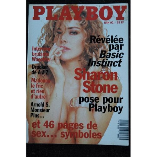 Playboy 010 Juin 1992 Cover Sharon Stone Pamela Anderson 8 Pages Carrie Yazel Christensen