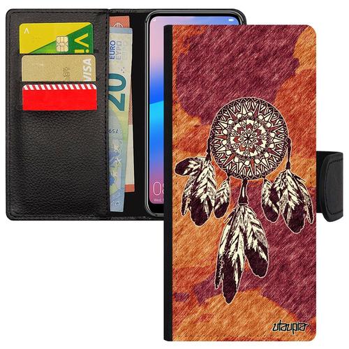 Coque Pour A05s Rabat Portefeuille Attrape Reve Ethnic Mandala Tatouage De Protection Etoile Pastel Artiste Zen Plume Samsung Galaxy