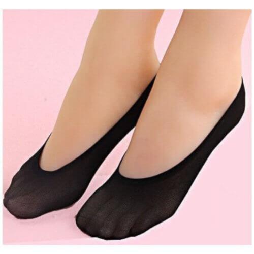 Soquettes Invisibles Noires Lot De Deux Paires