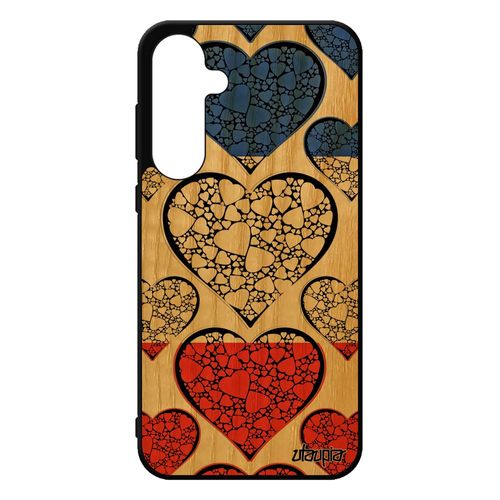 Coque Pour Samsung Galaxy A55 5g Bois Silicone Drapeau France Français Mobile Euro Basket Jeux Olympiques Foot Souple Noir I Love De