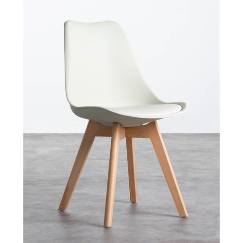 4 Chaises Style Scandinaves Blanche Neuf