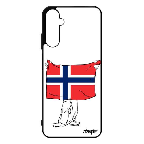 Coque Drapeau Norvege Norvegien Samsung Galaxy A05s Silicone Basket Foot Personnalisé Sm-A057f/Ds Euro Cover Case De Protection Jo