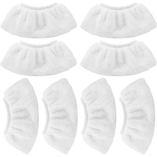 Jeu de 8 chiffons en microfibre pour nettoyeur vapeur Kärcher, buse manuelle pour SC1 SC2 SC3 SC4 SC5 SC7