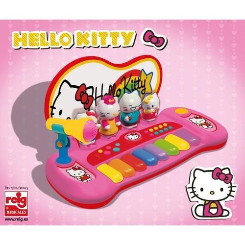 Hello Kitty Piano Avec 8 Touches. 8 Demos Chansons. 3 Rythmes. 3 Instruments Reig