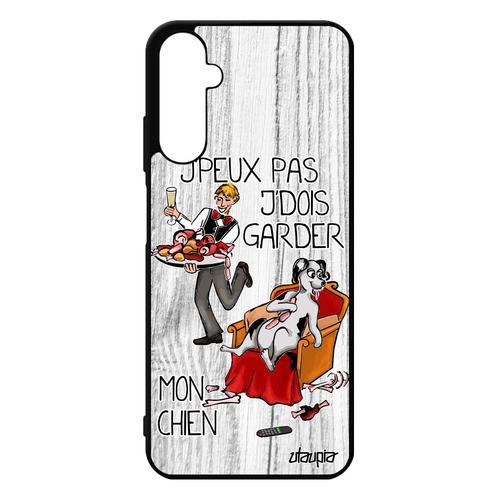 Coque Silicone Pour A05s J'peux Pas J'dois Garder Mon Chien Humour Portable Texte 4g Chiot Bande Dessinée Pas Cher De Samsung Galaxy