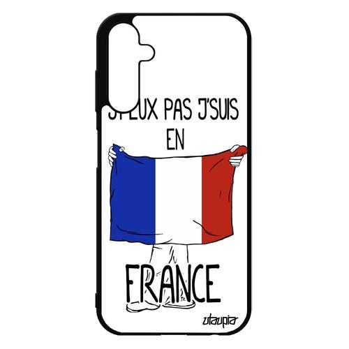 Coque Silicone A25 5g J'peux Pas J'suis En France Foot Euro Jo Basket Bleu Blanc Rouge Coupe Du Monde Sm-A256b/Ds De Samsung Galaxy