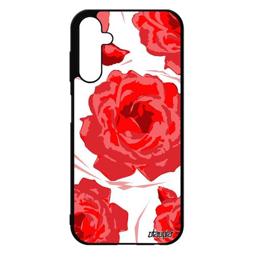 Coque Silicone A25 5g Rose Fleur Mariage Amour Housse Rouge Plante Love Eternelle Case Floral Tatouage Made In France Samsung Galaxy