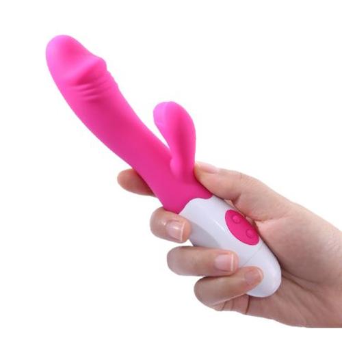 Gode G Spot Lapin Vibrateur Pour Femmes Double Vibration Silicone Étanche Femme Vagin Clitoris Masseur Jouets Sexuels Pour Les Femmes