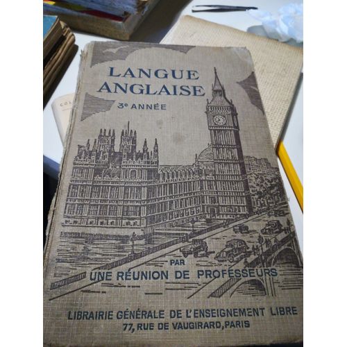 Langue Anglaise 3 E Année