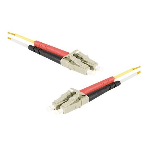 exertis Connect LWL ECO - Cordon de raccordement - LC/UPC multimode (M) pour LC/UPC multimode (M) - 2 m - fibre optique - duplex - 62,5 / 125 microns - OM1 - orange