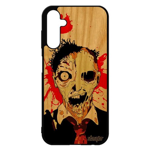 Coque Bois Zombie Samsung Galaxy A25 5g Silicone Portable Original Etui Mort Vivant Halloween Orange Horreur Rigide Gore Apocalypse