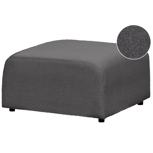 Ottoman Falsterbo Gris Foncé Bouclé