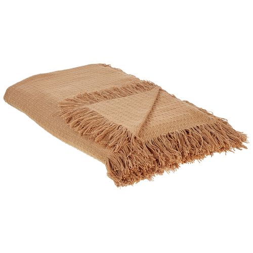 Couvre-Lits Yerbent Coton 150 X 200 Cm Marron Doré