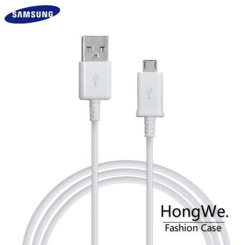 LuffyShop® Câble Micro-USB Samsung ECB-DU4EWE 1.5 mètre Blanc pour Samsung GT-S5360 Galaxy Y