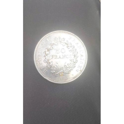 Pièce De Monnaie Ancienne 50 Franc Argent 1975