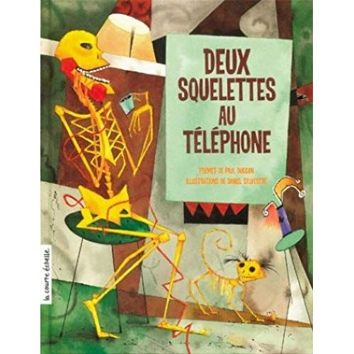 Deux Squelettes Au Telephone Rigide
