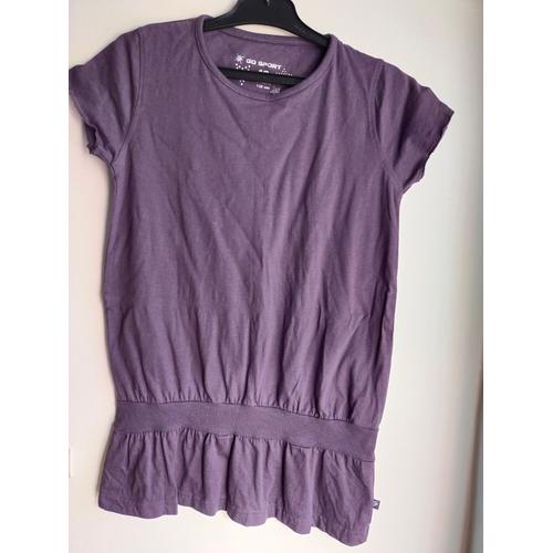 T-Shirt Go Sport Violet 12 Ans