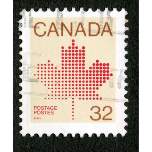 Timbre Oblitéré Canada Postage Postes 1982, 32