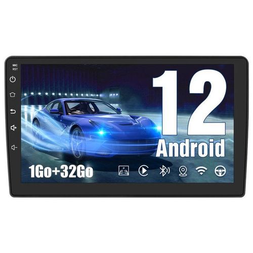 Awesafe Autoradio Android 12 Pour Peugeot 407 (2004-2008) 1go + 32 Go 9'' Écran Tactile Avec Carplay Gps Android Auto Fm