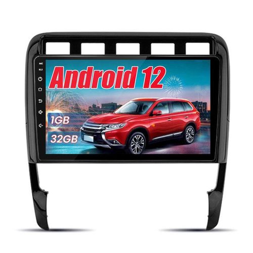 Awesafe Autoradio Android 12 Pour Porsche Cayenne 9pa (2002-2010) 1go + 32 Go 9'' Écran Tactile Avec Carplay Gps Android Auto