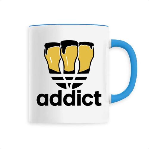 Mug "Addict" - Confectionné En France - Tasse Originale En Céramique - Cadeau Anniversaire Apéro Original Rigolo