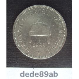 Hongrie . Pièce De 20 Filler 1893 Kremnica Franz Joseph . Lettres K B Nickel