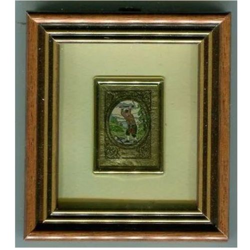 Email - Lithographie Miniature N°3 - Tableaux Historiques Du Monde De La Mine