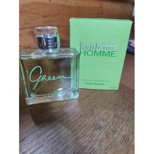 Parfum Edt Comme Une Évidence Green Homme Yves Rocher Spray 75 Ml En Boîte 
