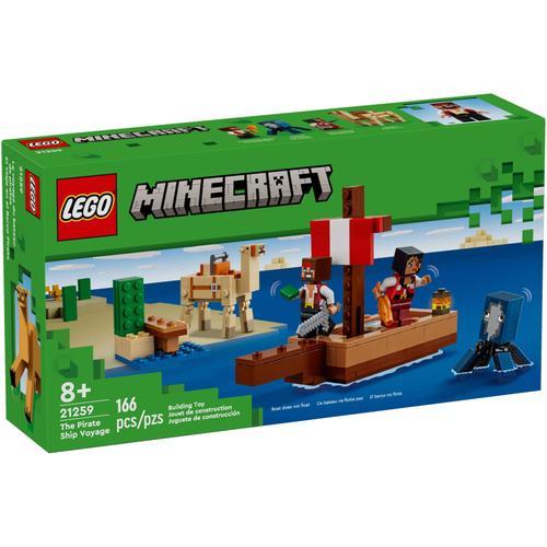 Lego Minecraft - Le Voyage Du Bateau Pirate - 21259