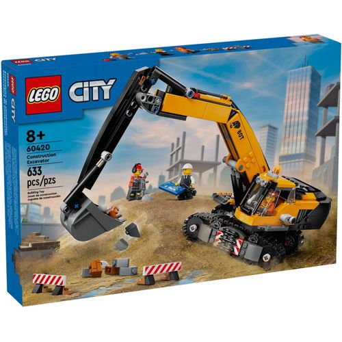 LEGO City - La pelleteuse de chantier jaune - 60420