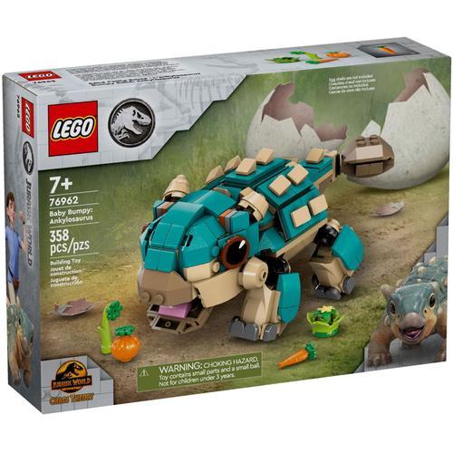 Lego Jurassic World - Bébé Bumpy, L'ankylosaure - 76962