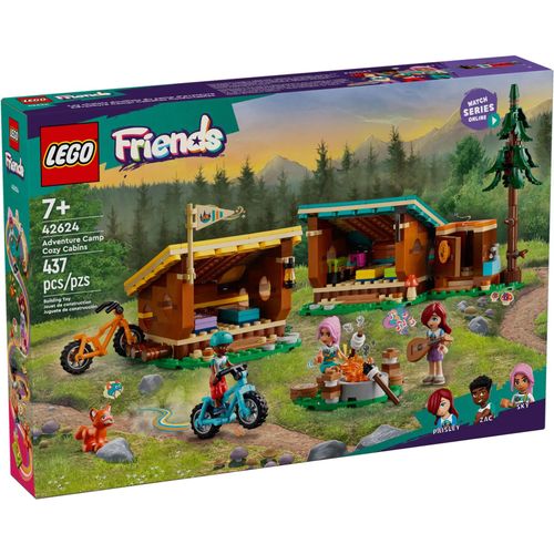 LEGO Friends - Les cabanes chaleureuses de la base de loisirs - 42624