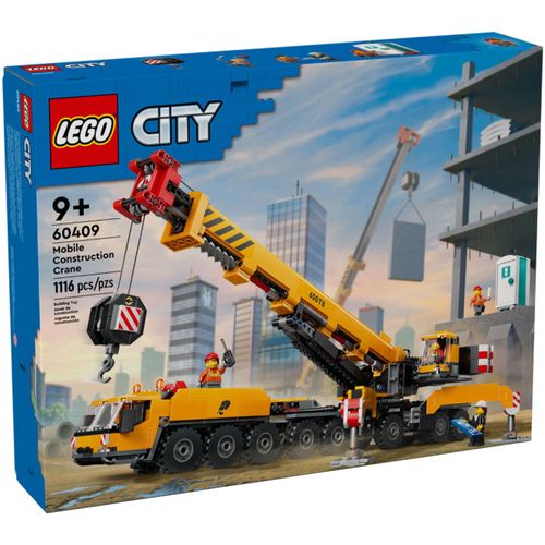 LEGO City - La grue de chantier mobile jaune - 60409