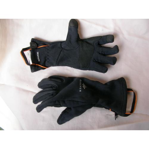 Paire De Gants Noir Pour Bebe Quechua Decathlon