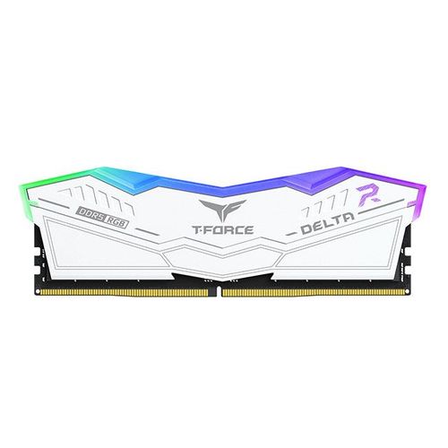 Team Group D532GB 7800-38 Delta RGB wh K2 TEM (2 x 16GB, 7800 MHz, RAM DDR5, DIMM), Mémoire vive, Multicolore