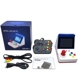 Console De Jeux Portables, Console De Jeux Rétro 3 Pouces 360 Console De Jeux Avec 2 Joystick
