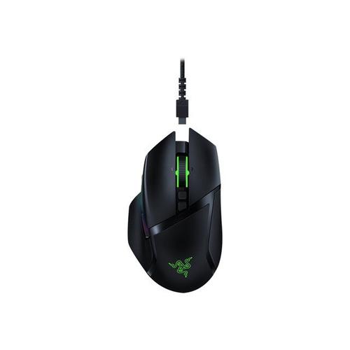 Razer Basilisk Ultimate - Souris - pour droitiers - optique - 11 boutons - sans fil, filaire - USB, 2.4 GHz