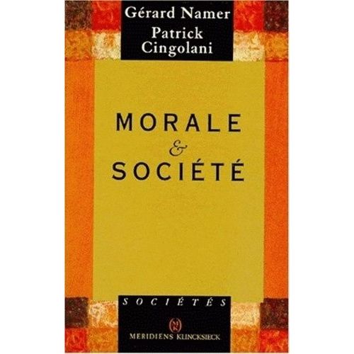 Morale Et Société