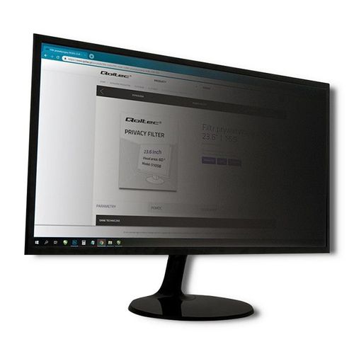Qoltec 51056 Filtre Anti-reflets Pour écran Et Filtre De Confidential