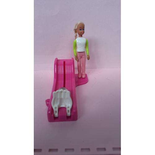 Barbie / Stacy Bowling Party, Vintage Macdonald En Parfait État, Buste Et Bras Articulés. Mécanisme Pour Le Jeu De Bowling Années 90. Environ 13 Cm