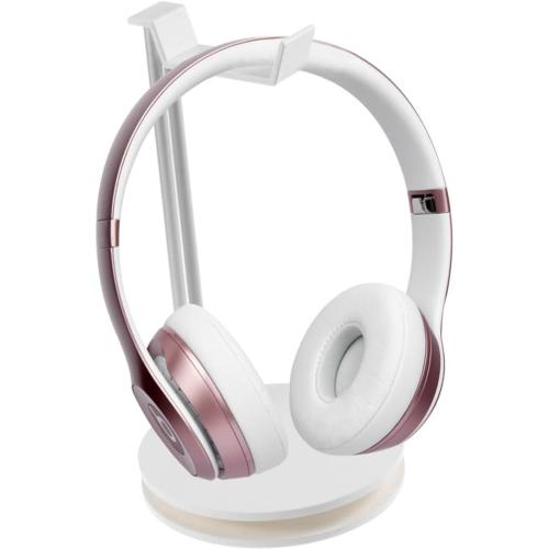 treteaux Table Etagere Table Support écouteurs Support Casque Anti-poussière Headphone Stand Support pour Casque tréteaux Support de Casque Porte-Casque Métal Cintre Blanche